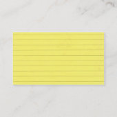 Fun notebook pencil Trompe-l'oeil Visitekaartje (Achterkant)