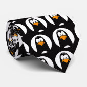 Fun Novelty Penguin in Spotlight Stropdas (Opgerold)