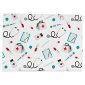 Fun Nurse-apparaatpatroontas Large Cadeauzakje (Achterkant)