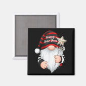 Fun Nye Gnome Shirts For Women, Happy New Year 202 Magneet (Voorkant / Achterkant)