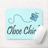 Fun Oboe Chick Music Mousepad Muismat (Met muis)