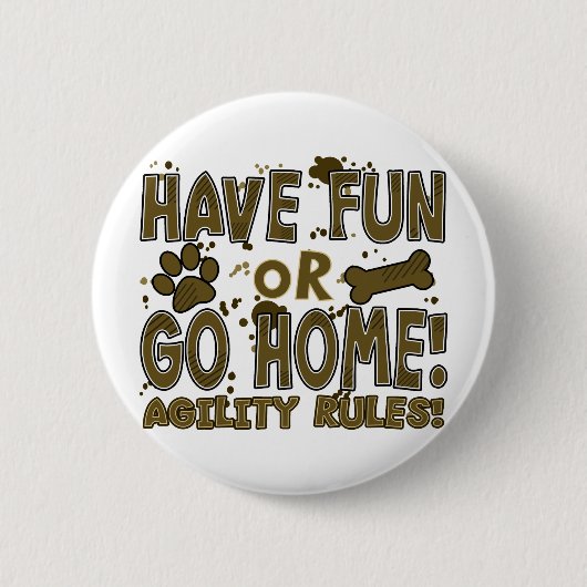 Fun of Home Dog Agility Button (Voorkant)