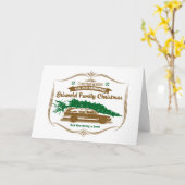 Fun Old Fashioned Griswold Family Kerstmis Kaart (Gele Bloem)