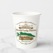 Fun Old Fashioned Griswold Family Kerstmis Papieren Bekers (Voorkant)