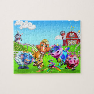 Fun Old MacDonald Puzzle Legpuzzel