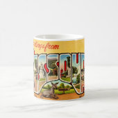 Fun Old Missouri Greeting Postcard Mug (Centre)