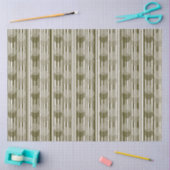 Fun Olive Green Party Tinsel en Confetti Pattern Tissuepapier (Craft)