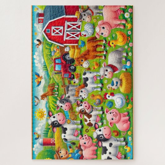 "Fun on the Farm" - Jigsaw Puzzle (Vertical)