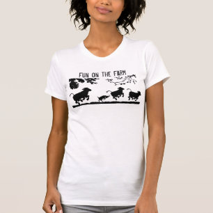 Fun op het Boerderij T-shirt