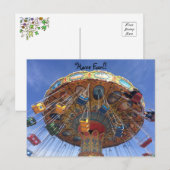 Fun op het  Briefkaart Carrousel (Voorkant / Achterkant)