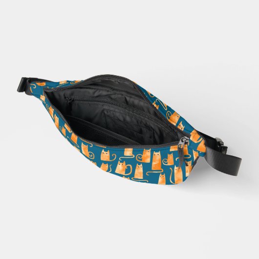 Fun Orange Chat Vert Turquoise (Ouvrir)