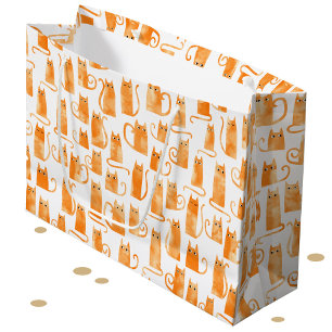 Fun Oranje Cat Groot Cadeauzakje