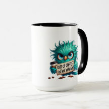Fun Owl-koffiekop, Koffie Op Kop