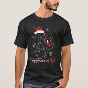 Fun Pappysaurus Rex Cute Dinosaur Red Pset T-shirt