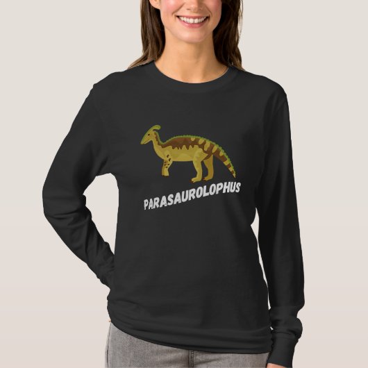 Fun Parasaurolophus Dinosaur T-shirt (Voorkant)