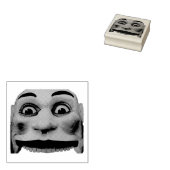 Fun Park Face Rubberstempel (Gestempeld)