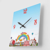 Fun park vierkante klok (Hoek)