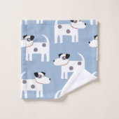 Fun Parson Jack Russell Terrier Chien Bleu (Gant de toilette)