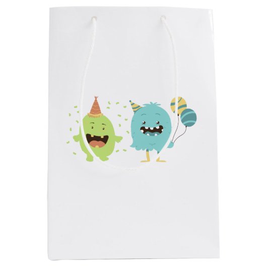 Fun Party Monster Medium Cadeauzakje (Voorkant)