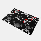 Fun Party Pirate Pattern Doormat Deurmat (Schuin)