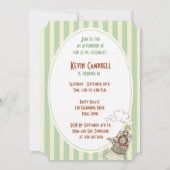 Fun Party Train 10th Birthday Invitation (Dos)