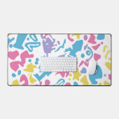 Fun pastel coloré formes vibrantes (Clavier et souris)