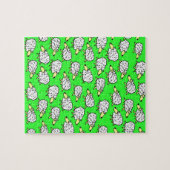 Fun Pattern of a Flock of Sheep Legpuzzel (Horizontaal)
