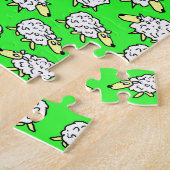 Fun Pattern of a Flock of Sheep Legpuzzel (Zijkant)