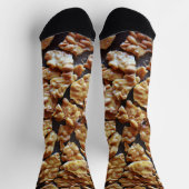 Fun Peanut Brittle Snoep Art Socks Sokken (Top)