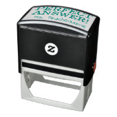 Fun "PERFECT ANTWOORD!" + Naam van aangepaste inst Zelfinktende Stempel (Product)