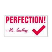Fun "PERFECTION!" + Rubber Stempel van de educator (Design)