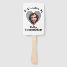 Fun Personalized Face on Stick Bachelorette Party Handwaaier