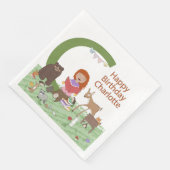 Fun Personalized Napkins for Birthday Party Servet (Hoek)