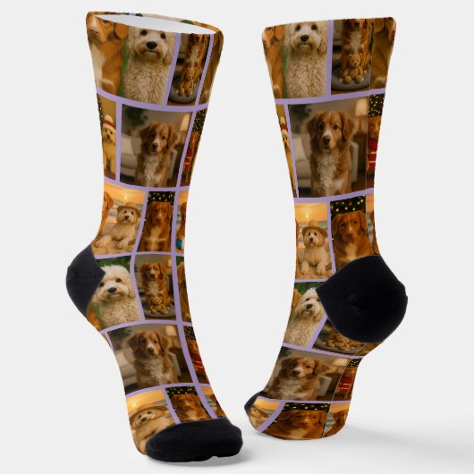 Fun Personalized Photo Sokken (Gebogen)