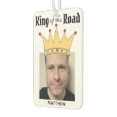 Fun Personalized Road King Crown Foto Luchtverfrisser (Links)