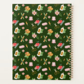 Fun Personalized School Teacher Pattern Planner (Achterkant)