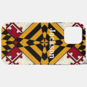 Fun Persoonlijke iPhone Case Maryland Flag Grafisc (Achterkant (horizontaal))
