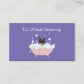 Fun Pet Grooming Appointing Visitekaartjes (Voorkant)