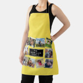 Fun Photo Collage Yellow Apron Schort (Insitu)