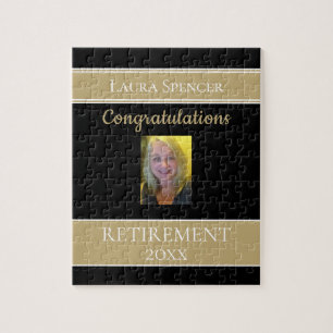 Fun Photo Retirement bevat puzzle Legpuzzel