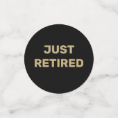 Fun Photo Retraite table de la fête Confetti (Petit recto)