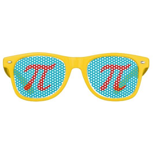 Fun Pi Nerdy Geeky Party Cool Shades Lunettes de s (Devant)