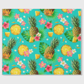 Fun Pineapple Cadeaupapier (Vlak)