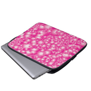 Fun PINK Abstract inktpatroon Super Splash Laptop Sleeve