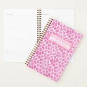 Fun Pink Giraffe Print Planner (Display)