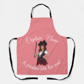 Fun Pink Girl Pirate Schort (Voorkant)