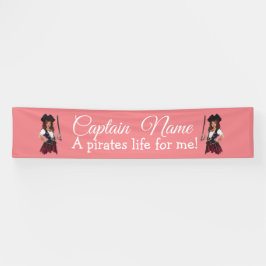Fun Pink Girl Pirate Spandoek