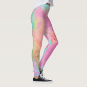 Fun Pink Rainbow Tie Dye Leggings (Rechts)