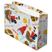 Fun Pirate bateau motif cadeau sac (Dos Angle)