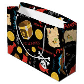 Fun Pirate motif enfants fun sac cadeau (Dos Angle)